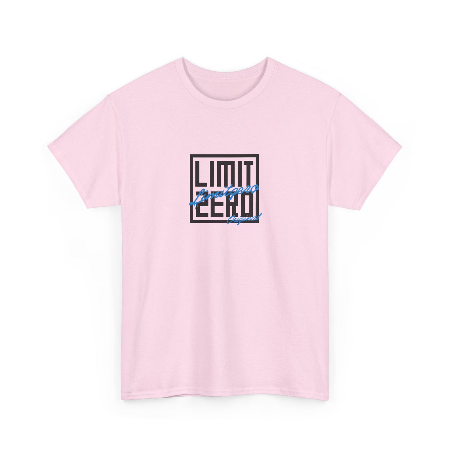 LimitZero Front Signature Box Logo Heavy Cotton Unisex Tee