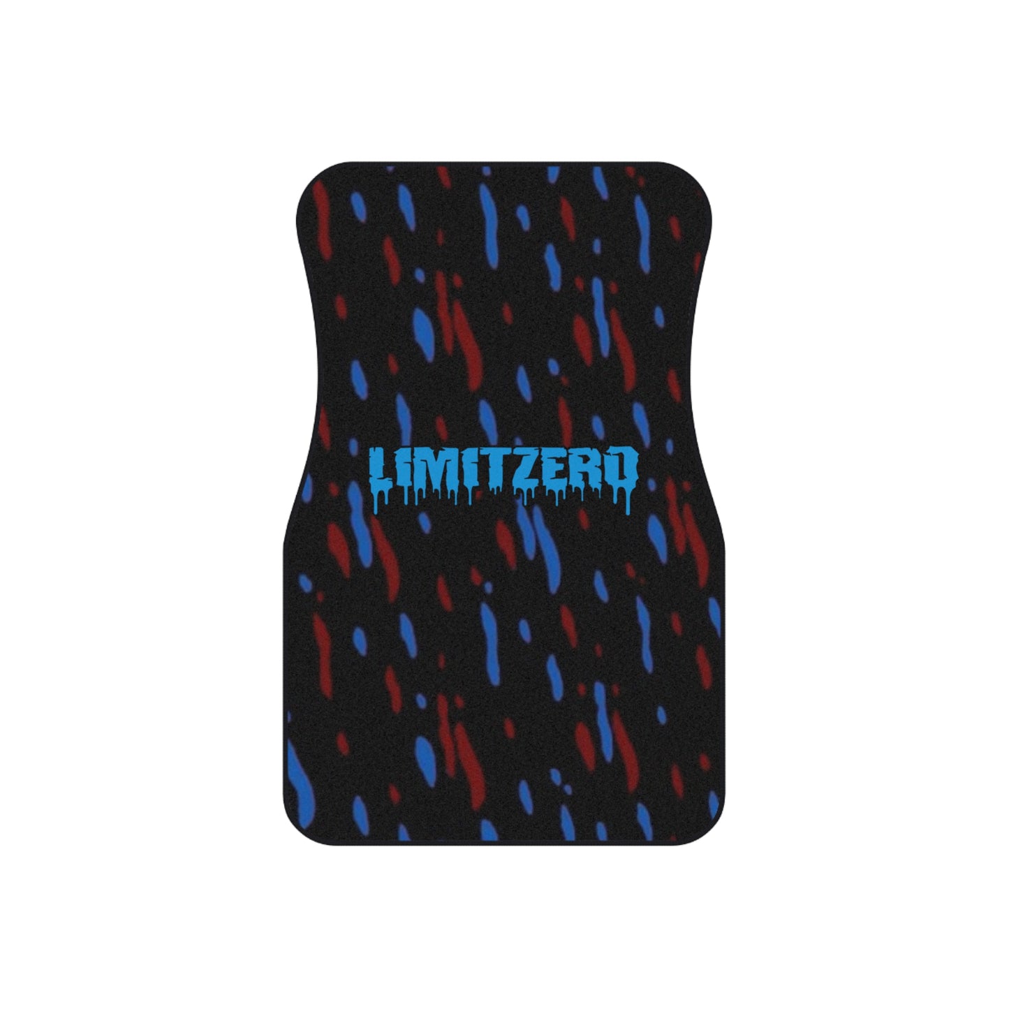 LimitZero Blue/Maroon Confetti Car Mats (2x Front)