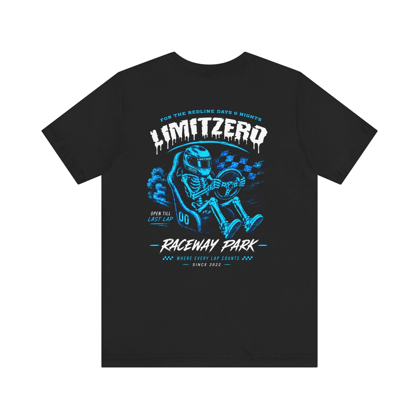LimitZero Raceway Souvenir Blue Unisex T