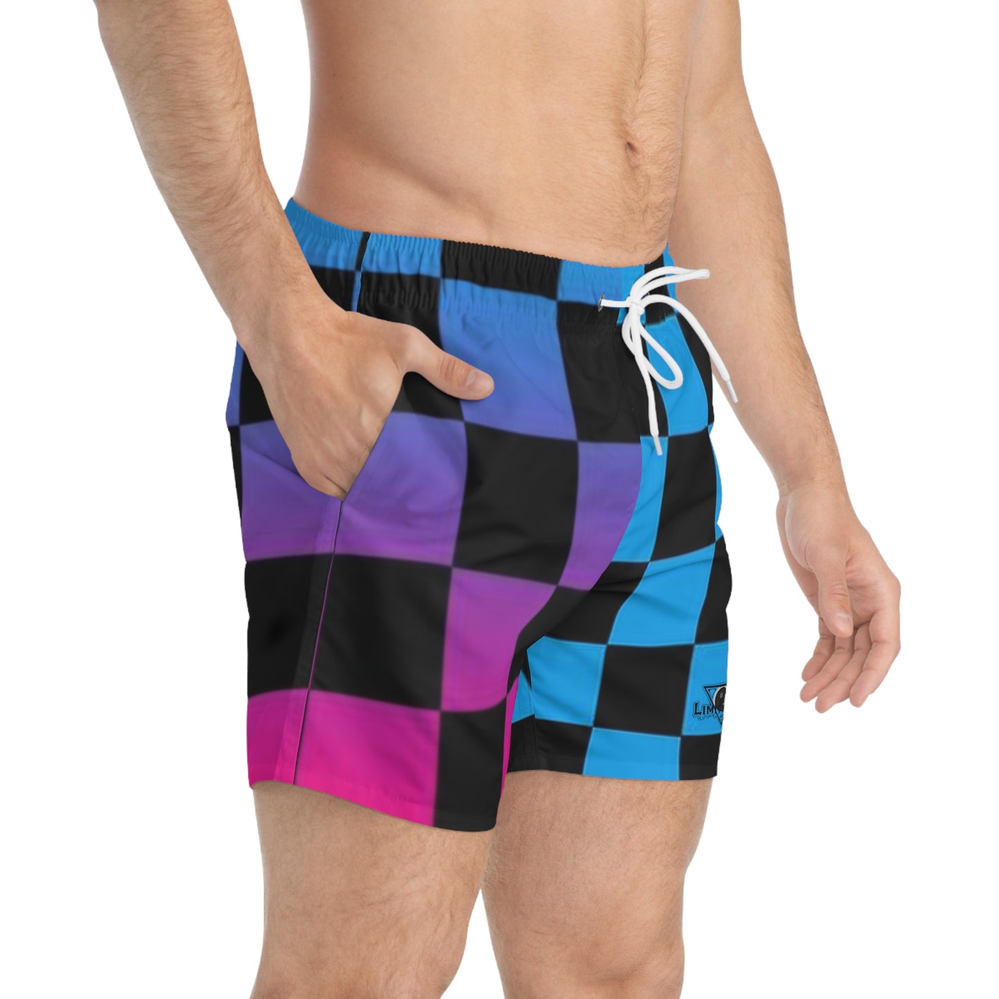 LimitZero Infected checkered Surf Shorts