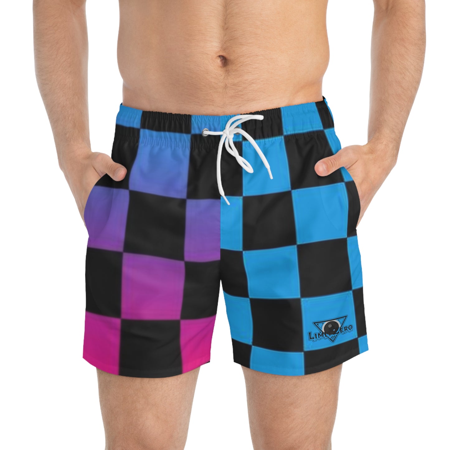 LimitZero Infected checkered Surf Shorts