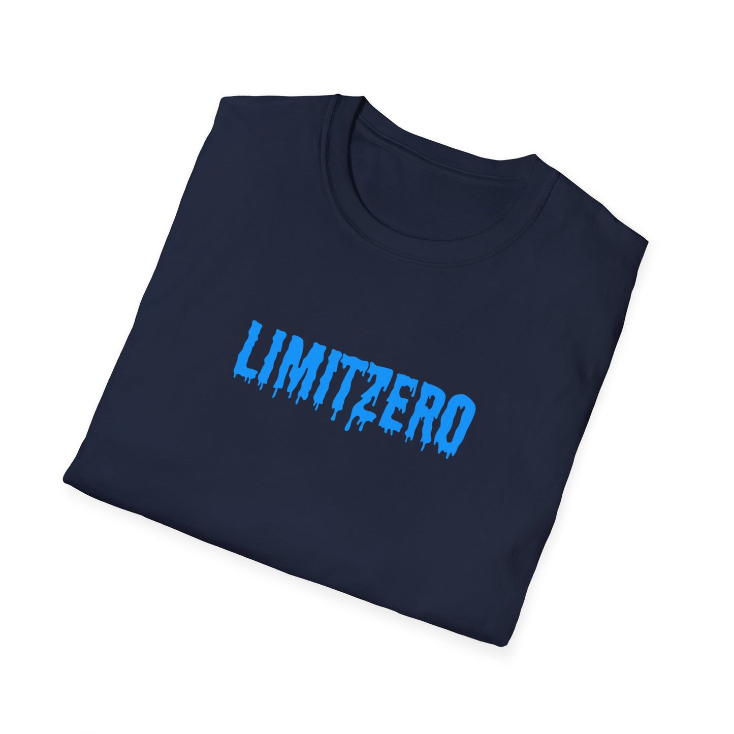 LimitZero Front Blue Cr33p Drip Logo Tee