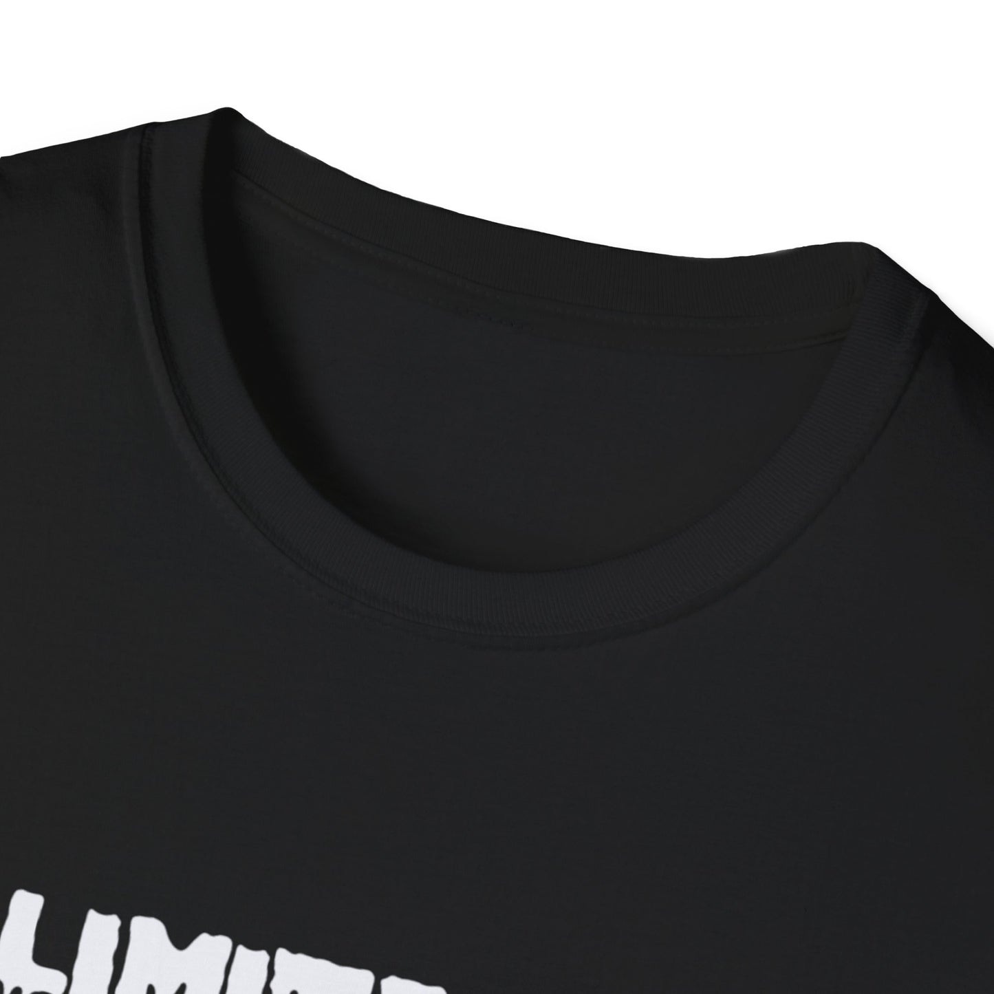 LimitZero Front White Drip Logo Tee