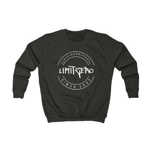 LimitZero Black/White Unisex Kids Sweatshirt