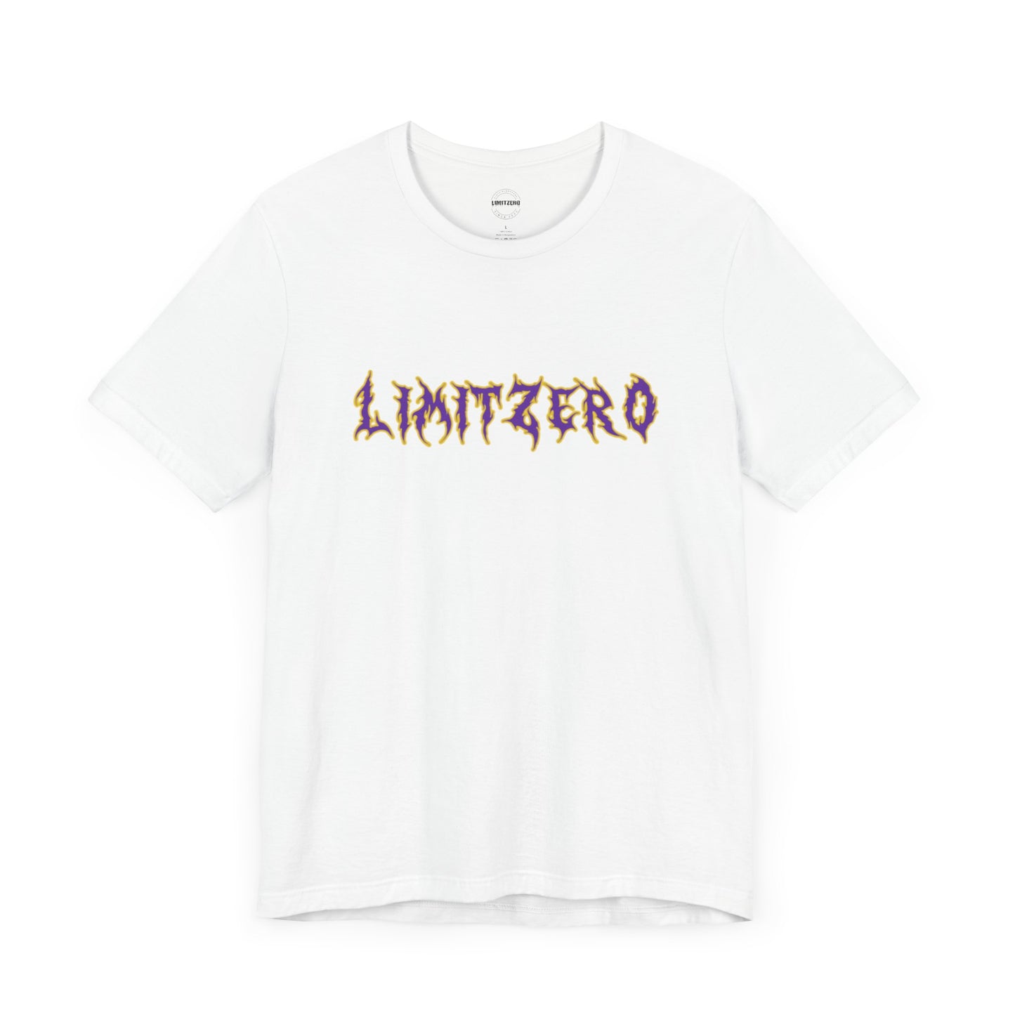 LimitZero Front Purple&Gold Logo Tee