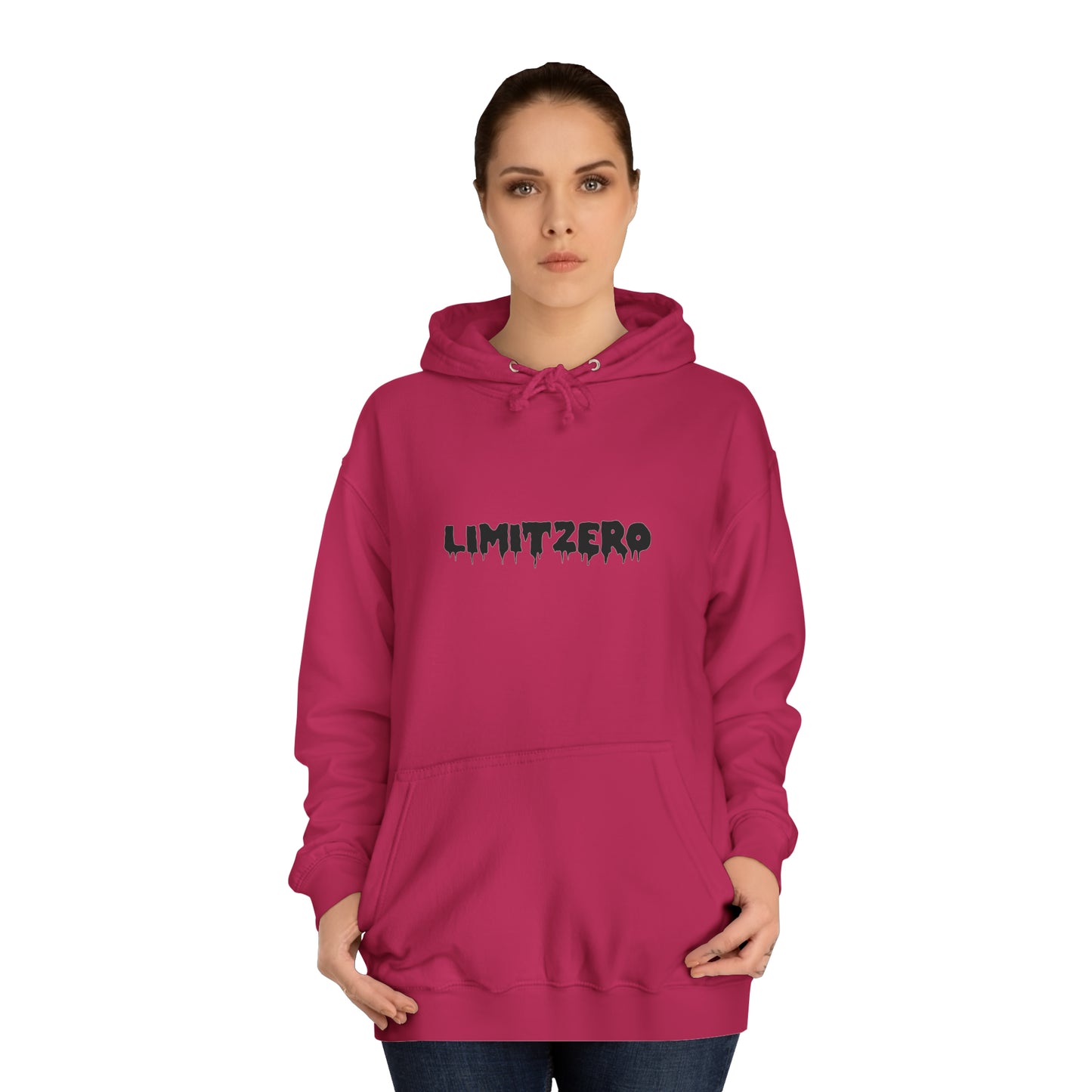 LimitZero Black Drip Logo Hoodie