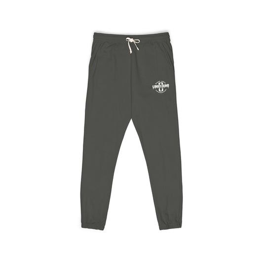 LimitZero White on Grey Unisex Fleece Sweatpants