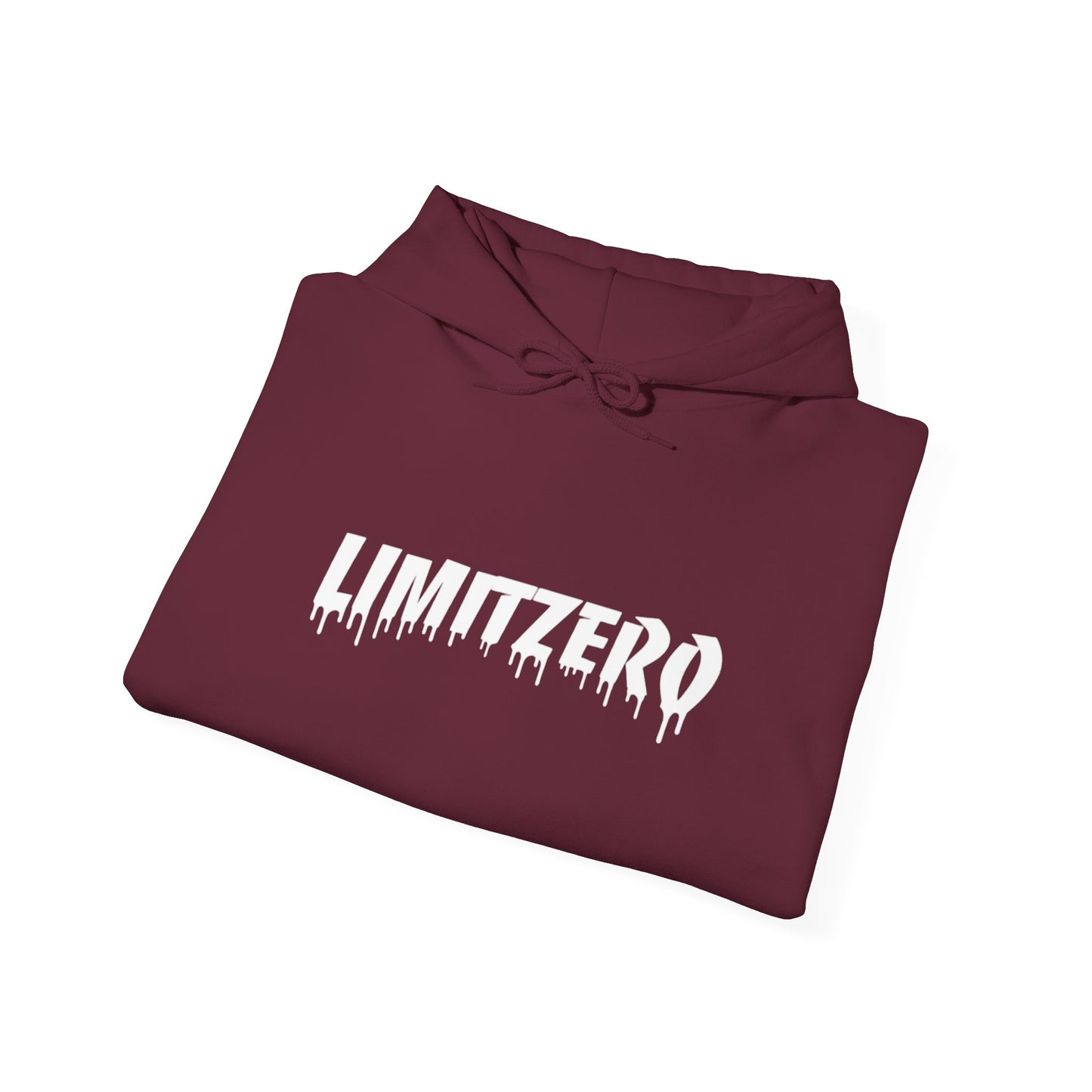 LimitZero Front Curved Drip Logo Unisex Heavy Blend™ Hoodie