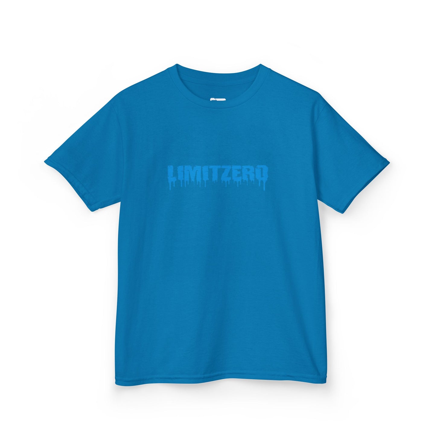 LimitZero Kids Heavy Cotton™ New Era Drip Blue Logo Tee (EU)