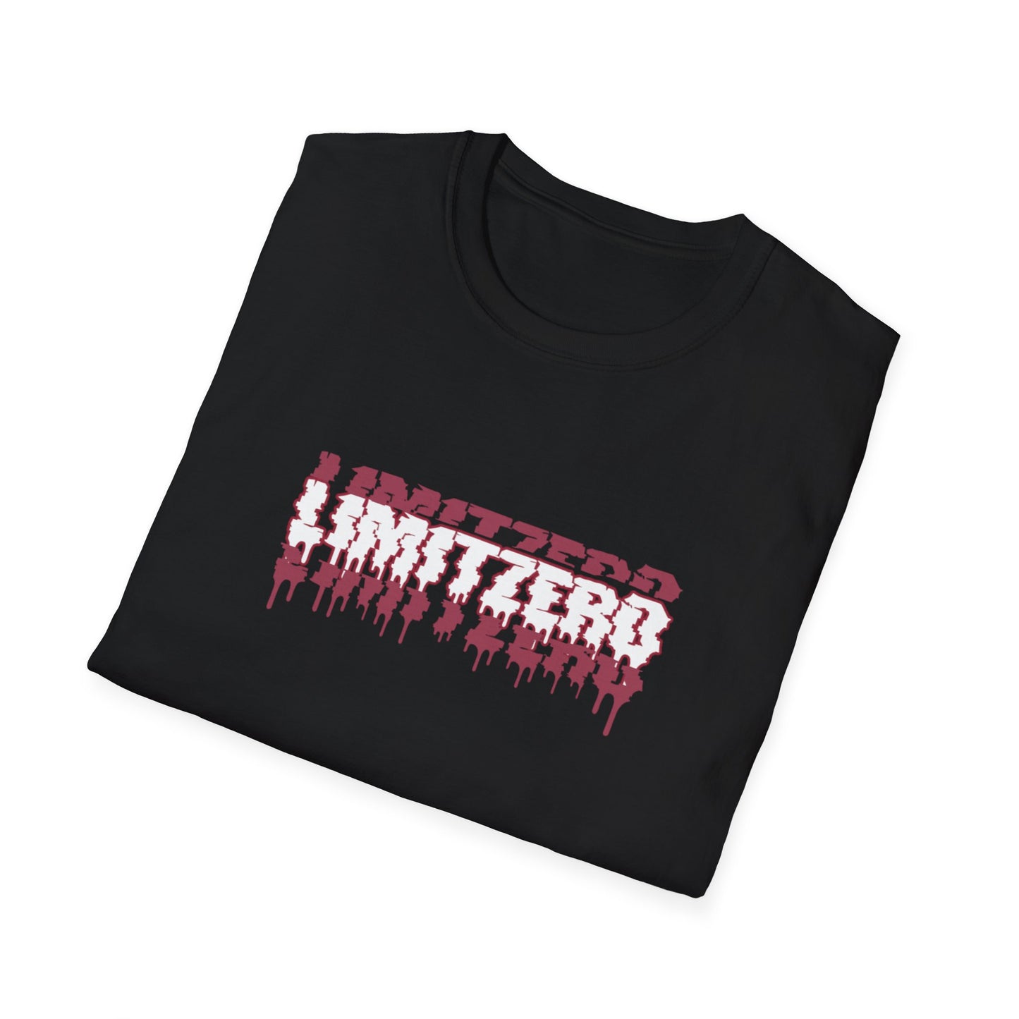 LimitZero Front New Era Glitch Maroon Logo Tee