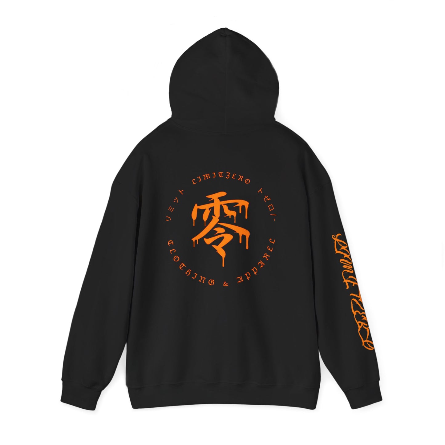 LimitZero JS-L.E Black/Orange HeavyBlend Unisex Hoodie