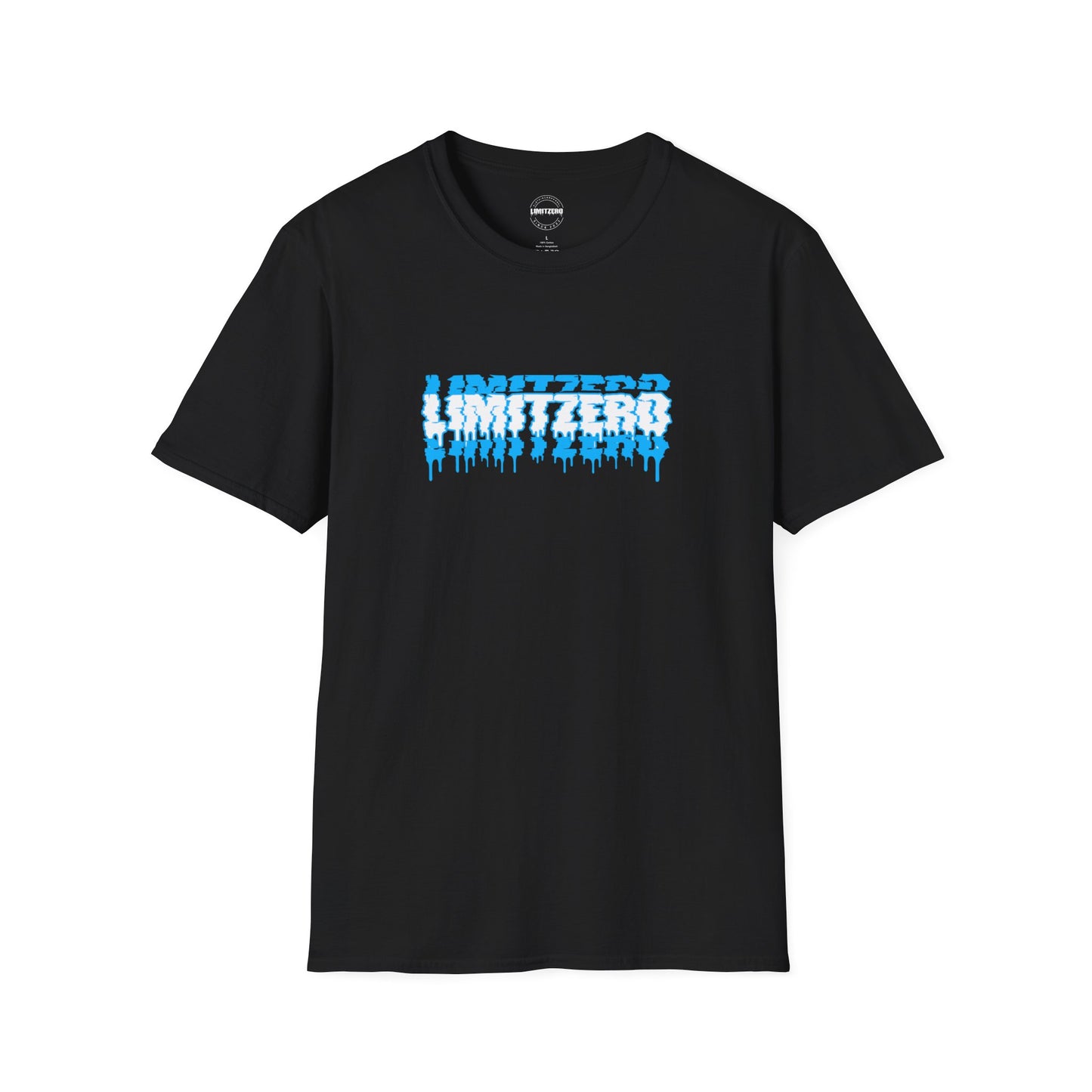 LimitZero Glitch Blue Logo Tee (US Market)