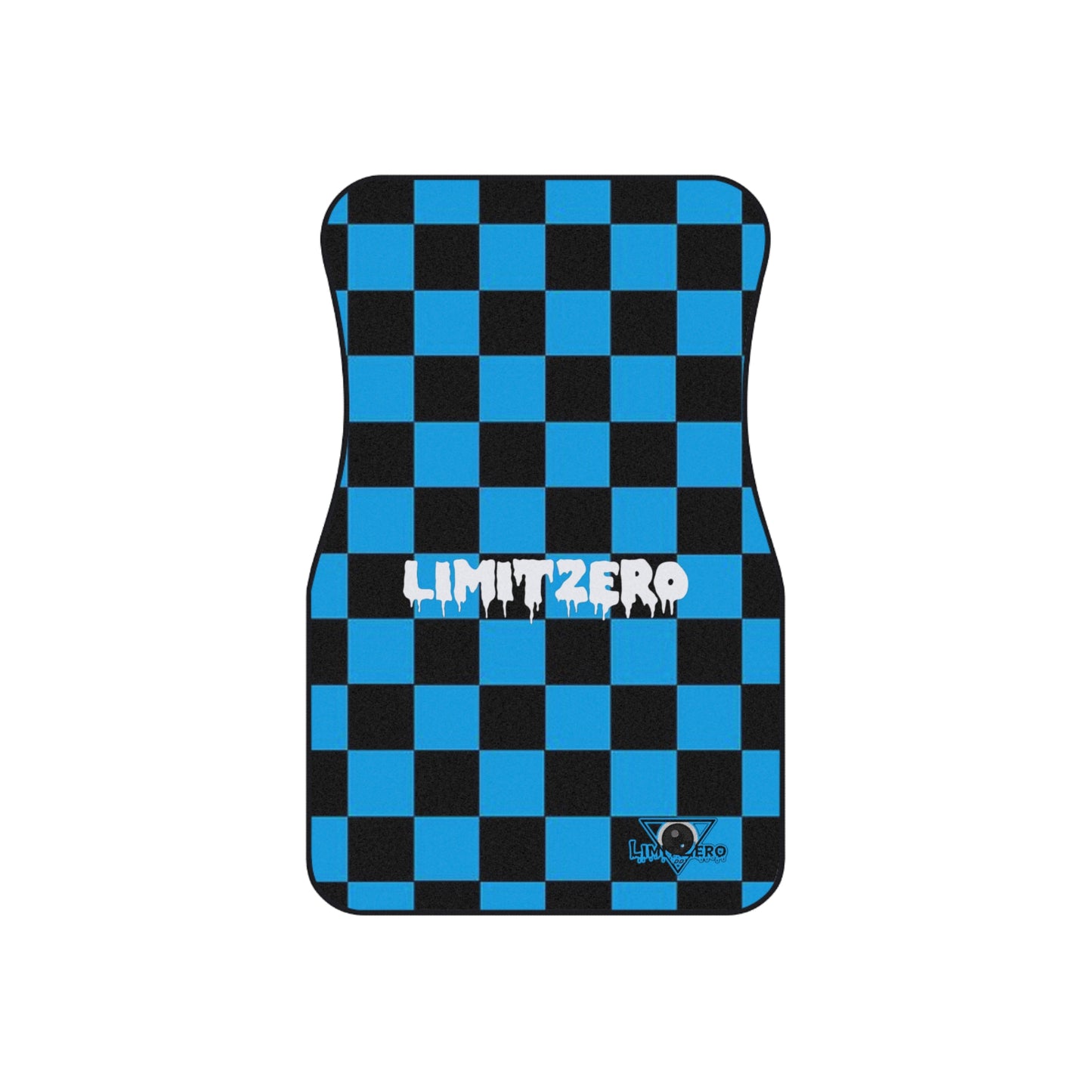 LimitZero Checkered Car Mats (2x Front)