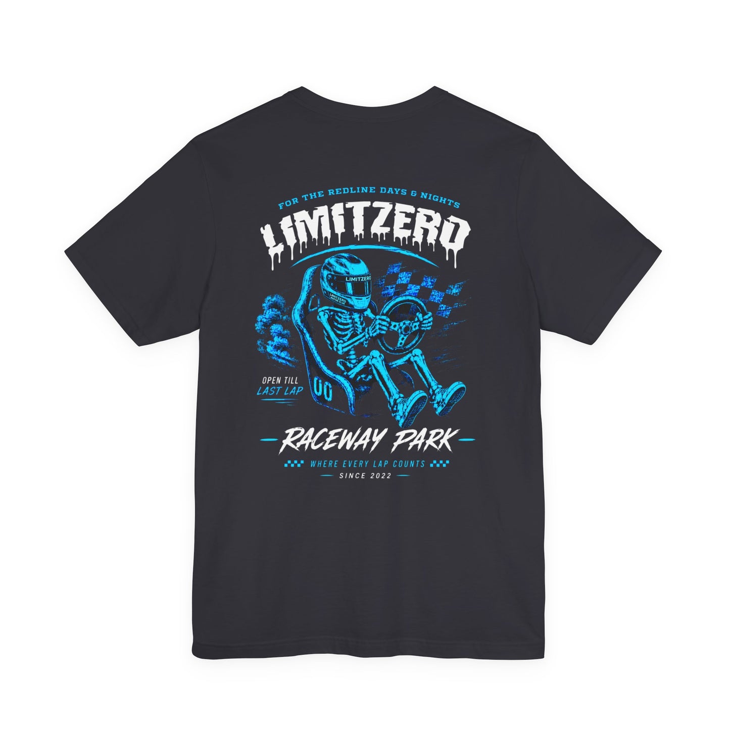 LimitZero Raceway Souvenir Blue Unisex T