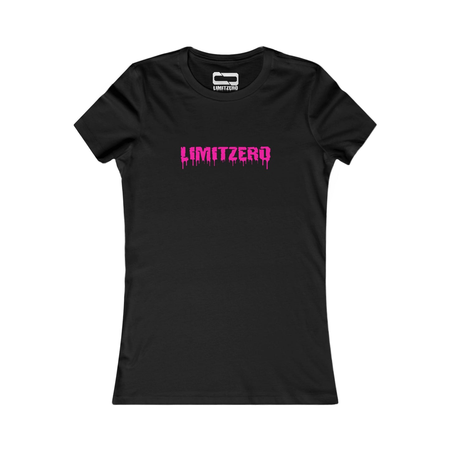 LimitZero New Era Pink Drip Logo Women Tee