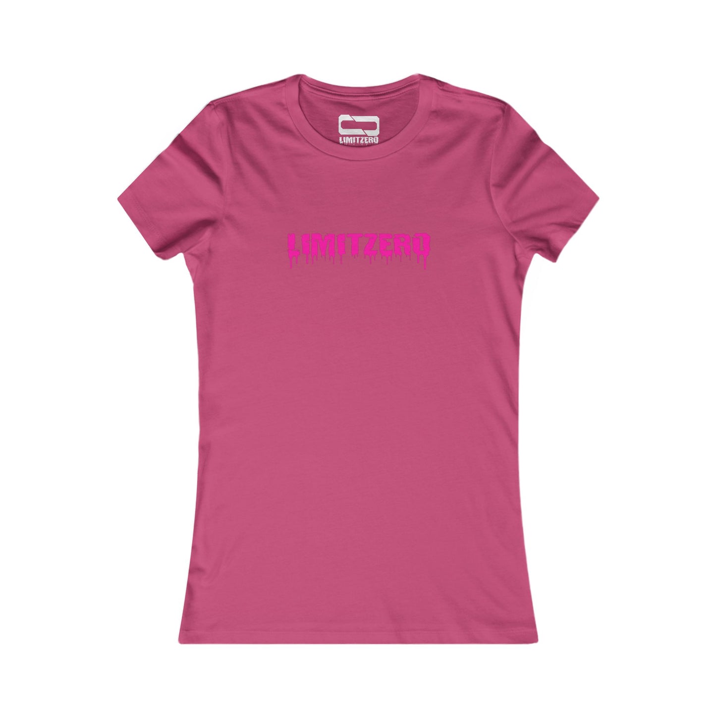 LimitZero New Era Pink Drip Logo Women Tee