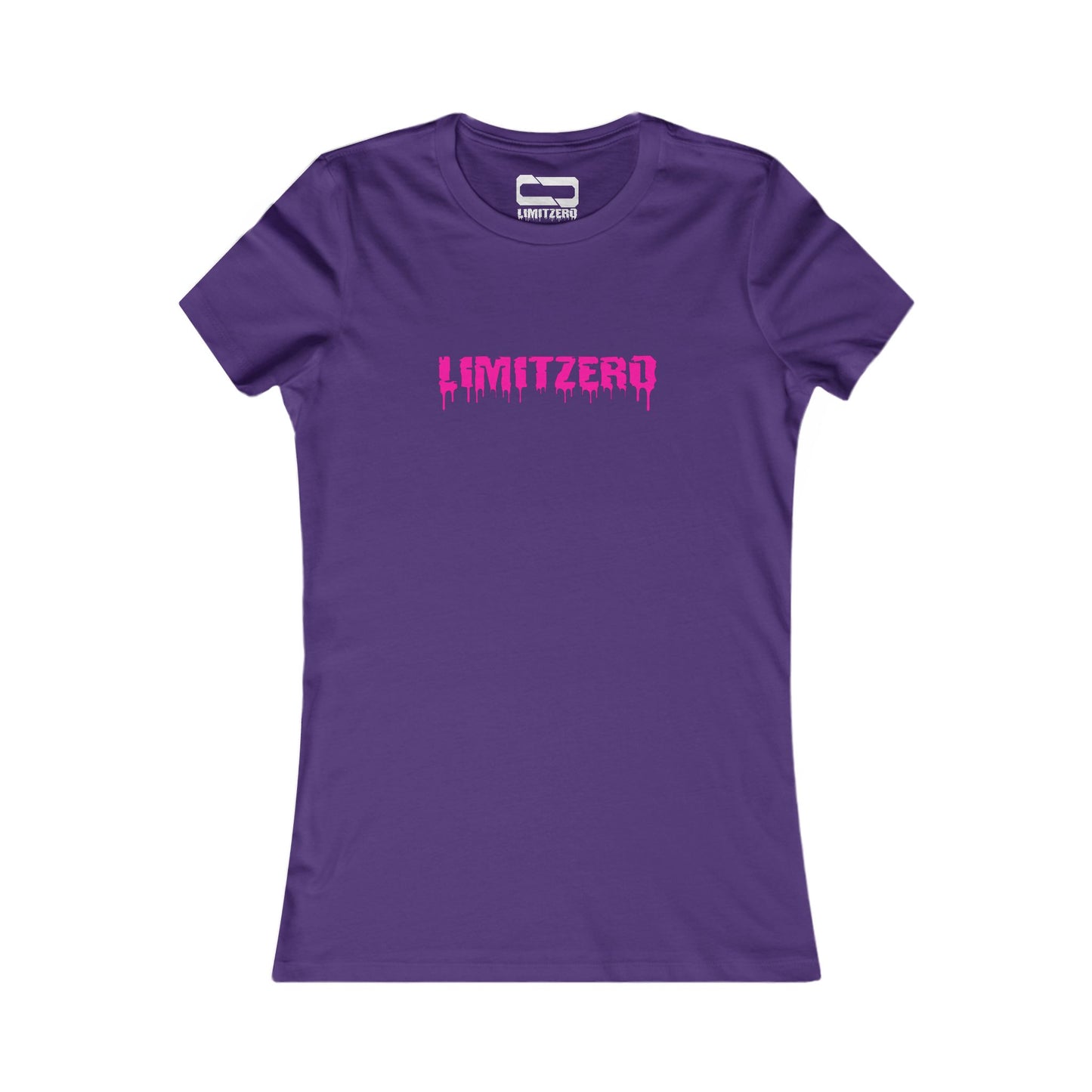 LimitZero New Era Pink Drip Logo Women Tee