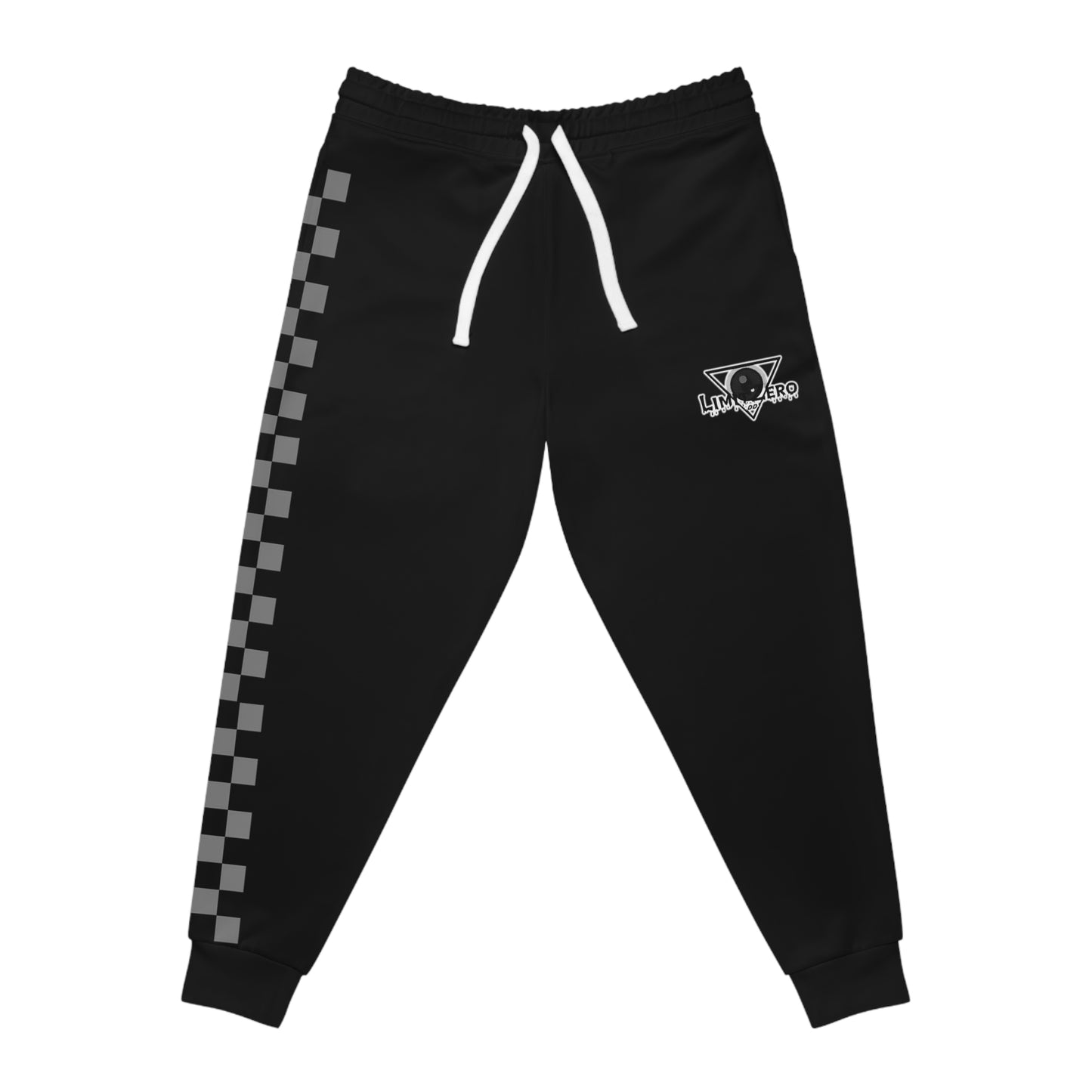 LimitZero Unisex B/W Checkered Sweatpants