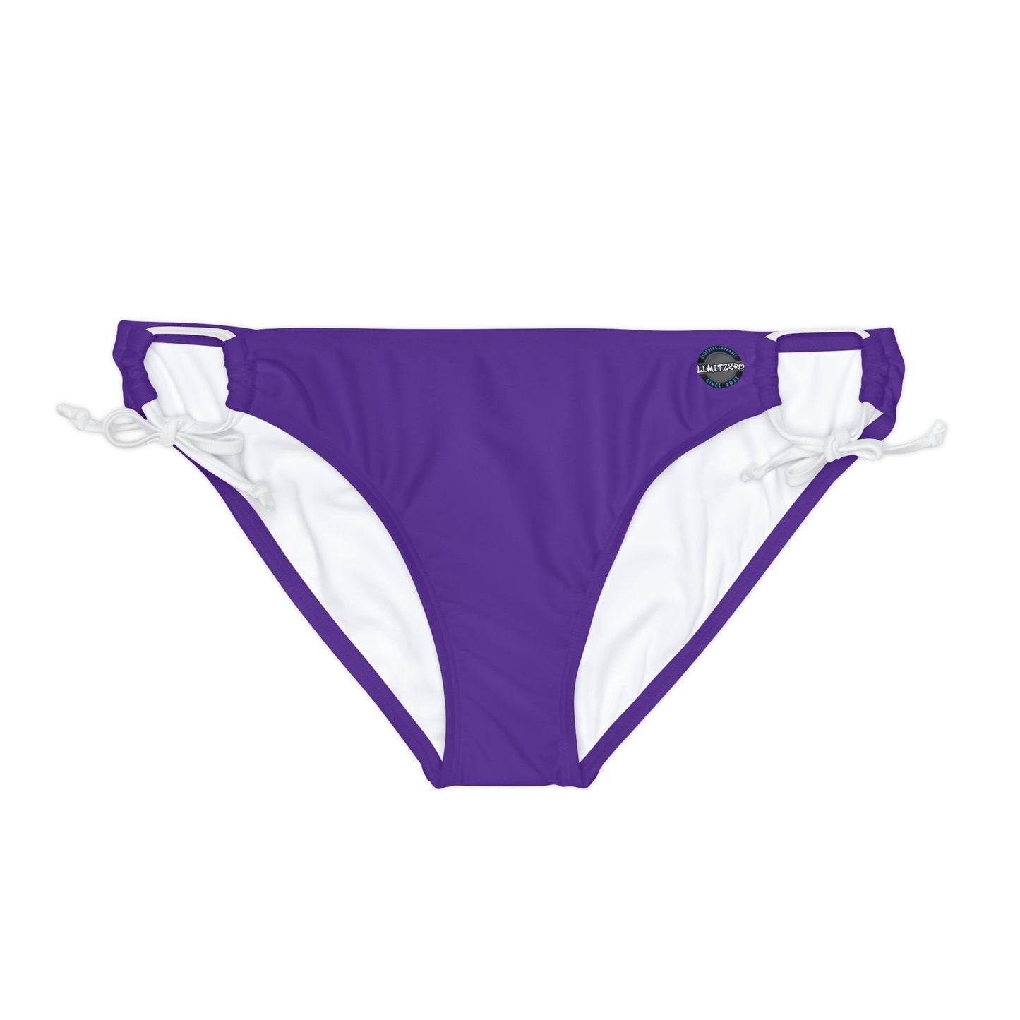 LimitZero Purple Loop Tie Side Bikini Bottom