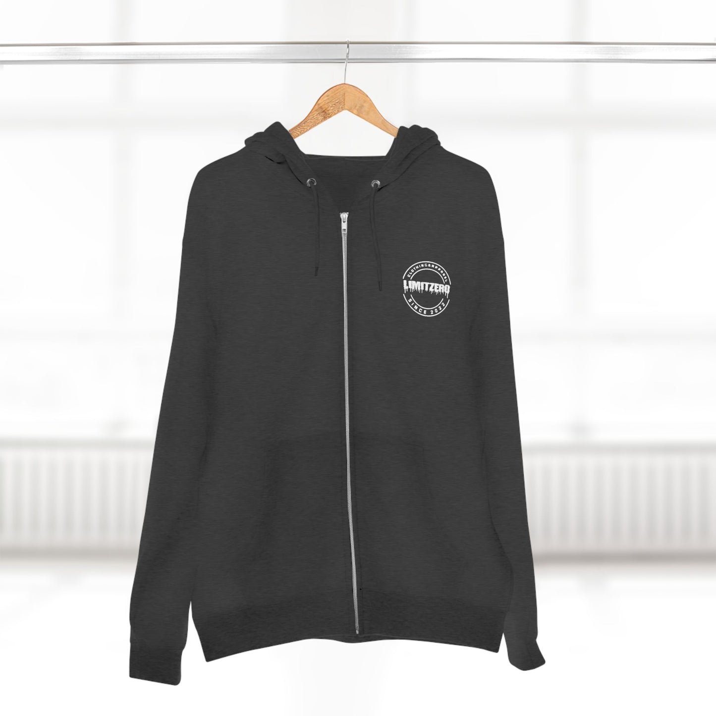 LimitZero New Era Drip Logo Unisex Zip Hoodie (DTG)