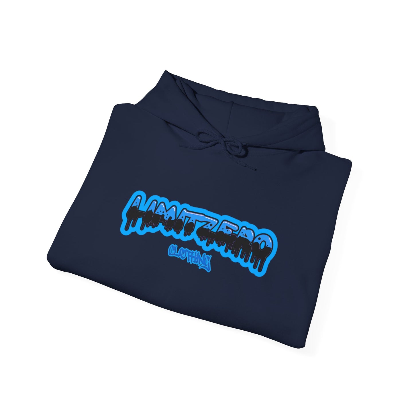 LimitZero Unisex Blue Lab-Drip Heavy Blend™ Hoodie