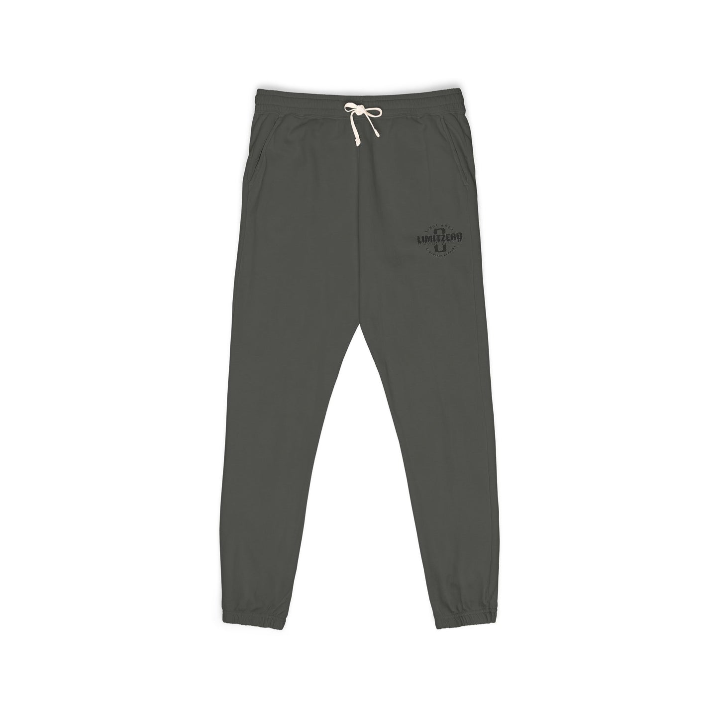 LimitZero Black on Grey Unisex Fleece Sweatpants