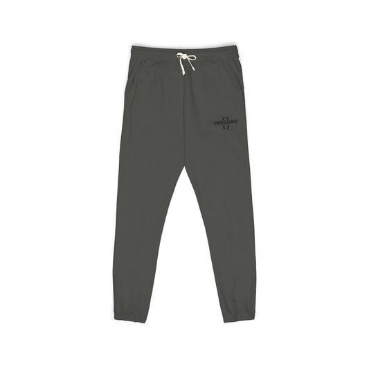 LimitZero Black on Grey Unisex Fleece Sweatpants