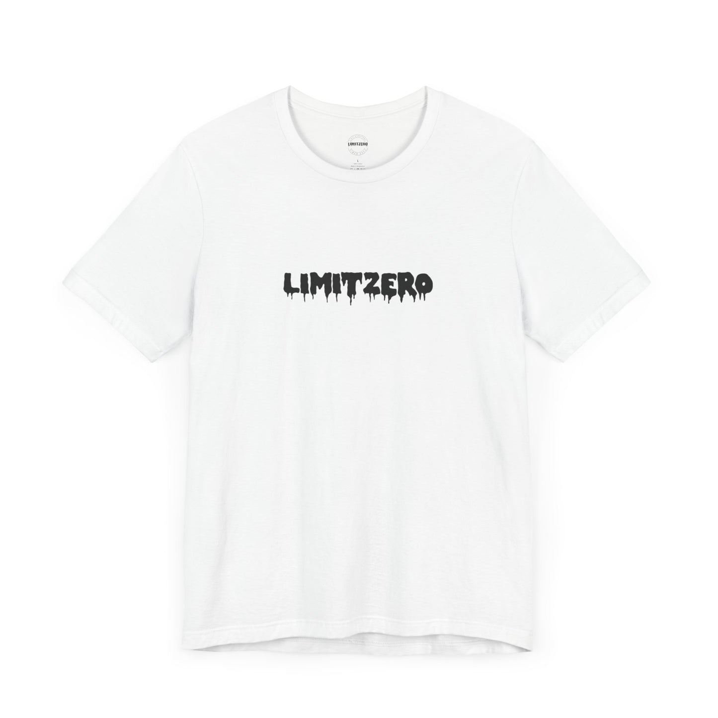 LimitZero Front Black Drip Logo Tee