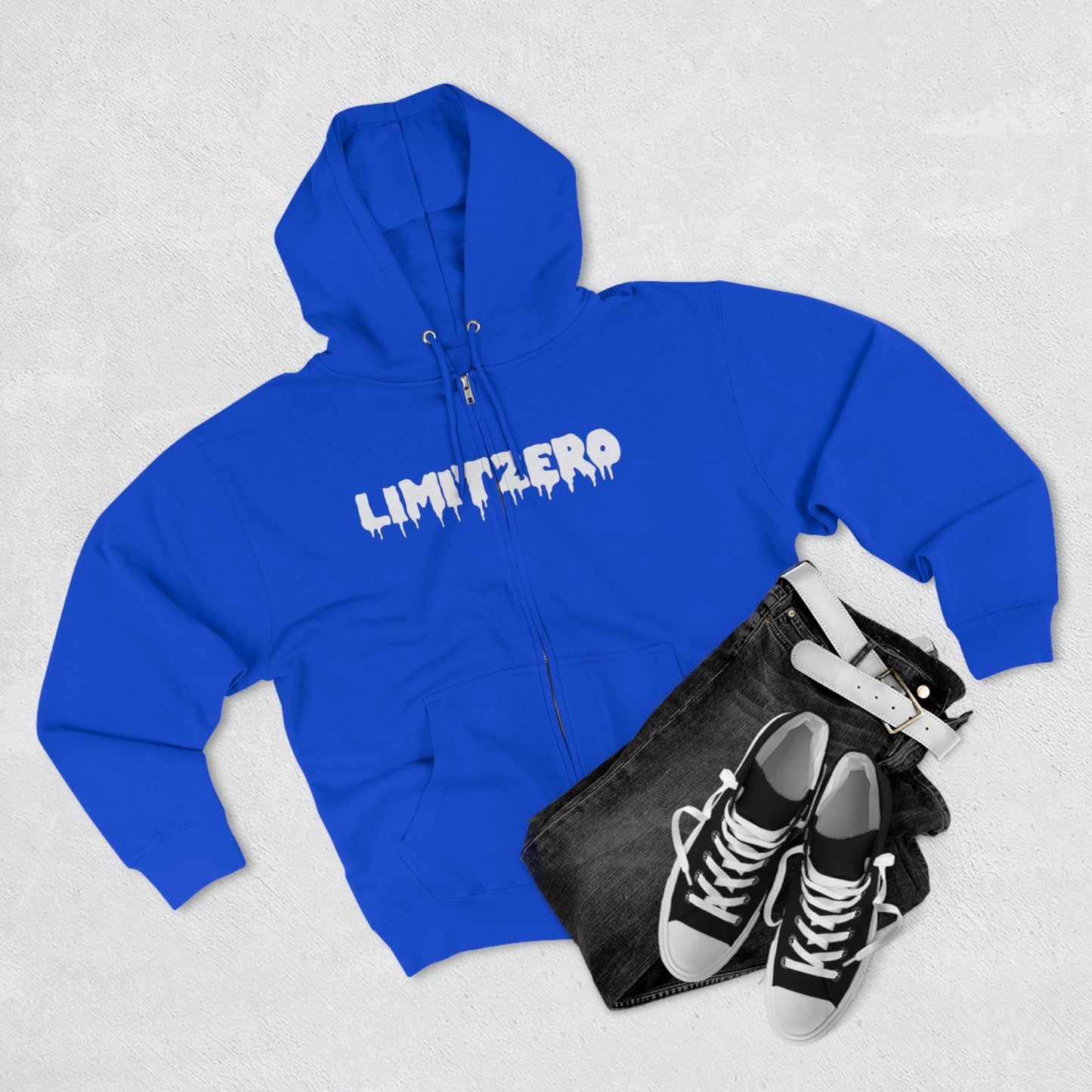 LimitZero Drip Unisex Zip Hoodie (DTG)