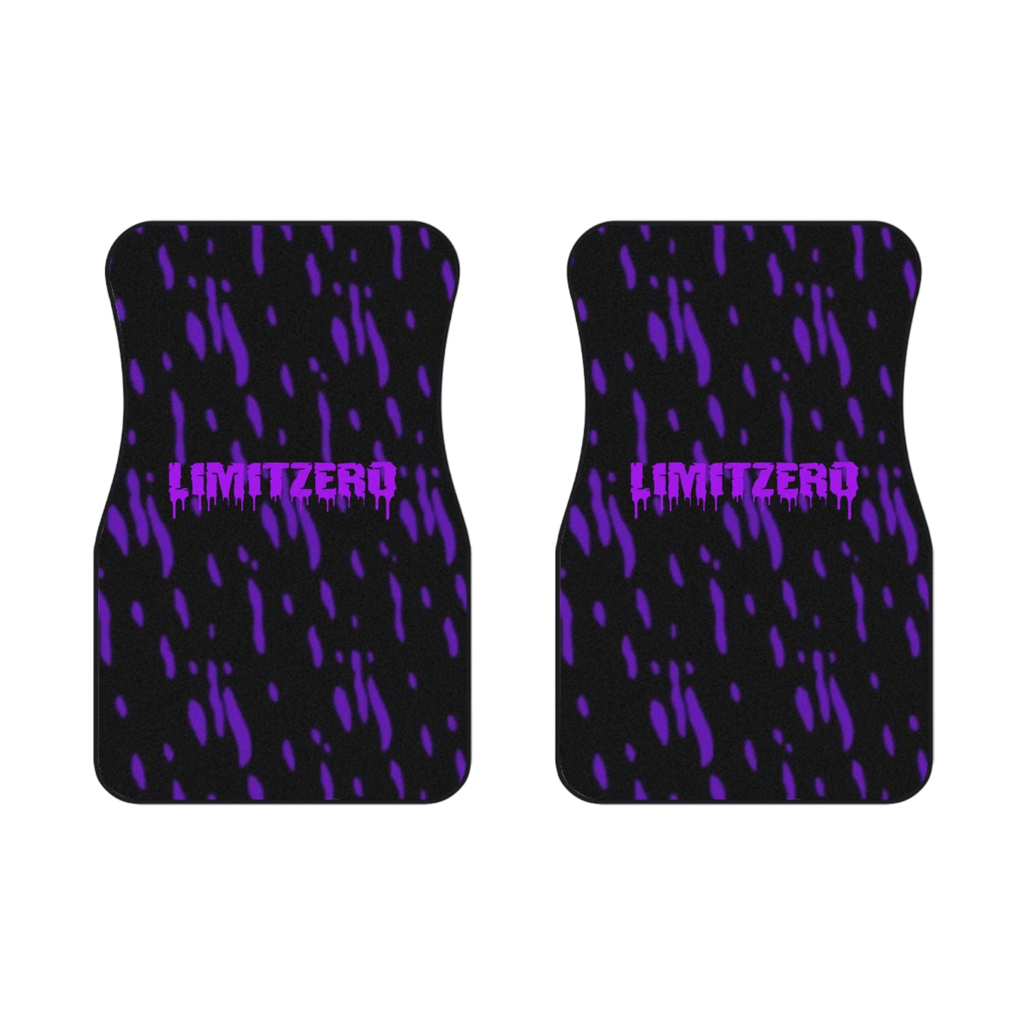 LimitZero Purple Confetti Car Mats (2x Front)