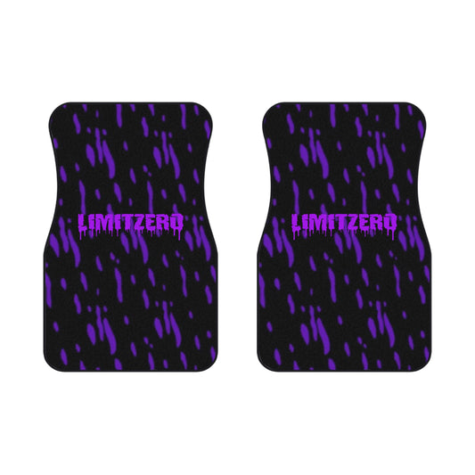 LimitZero Purple Confetti Car Mats (2x Front)