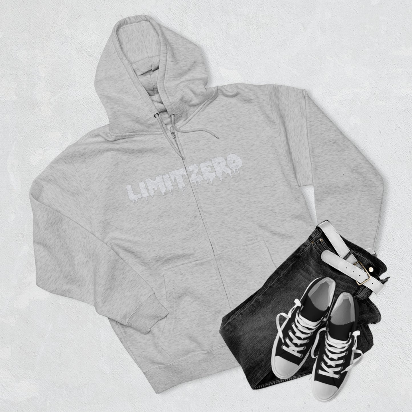 LimitZero Drip Unisex Zip Hoodie (DTG)