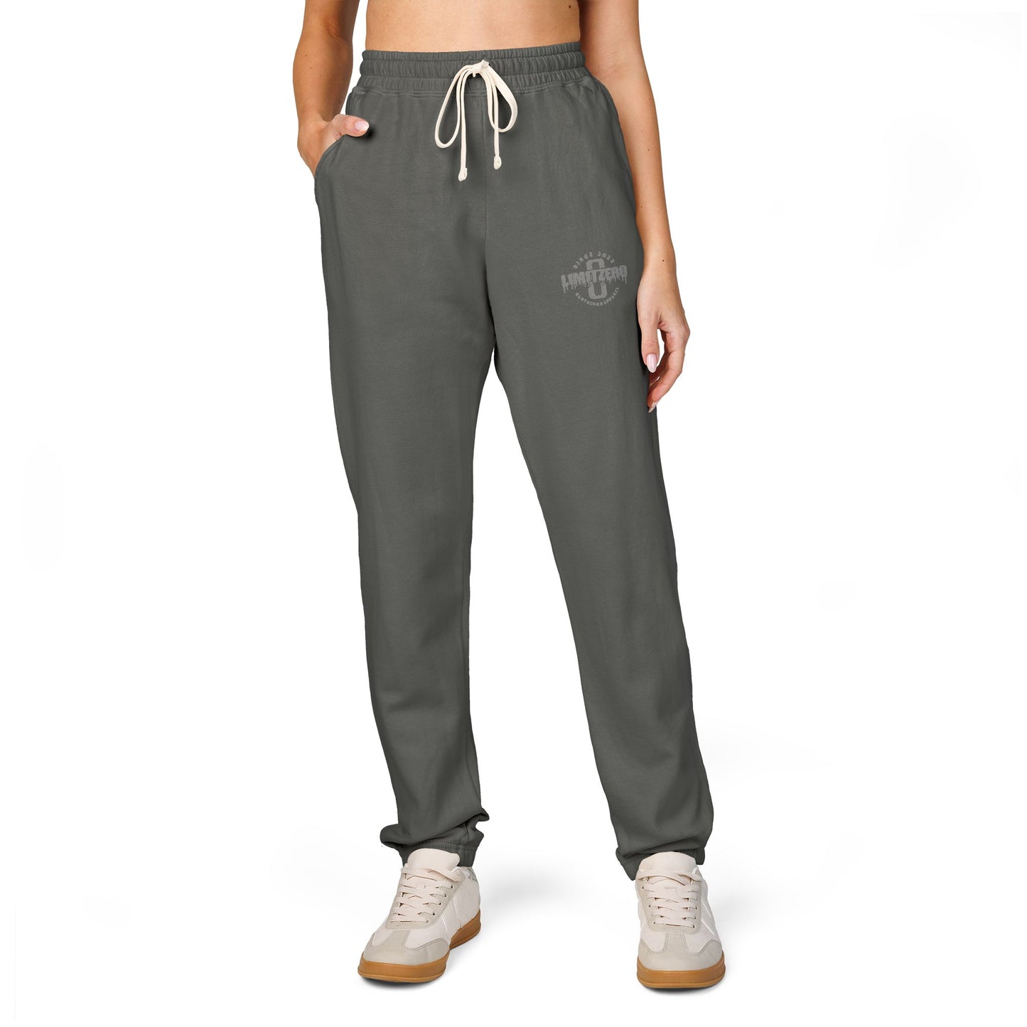 LimitZero Grey on Grey Unisex Fleece Sweatpants