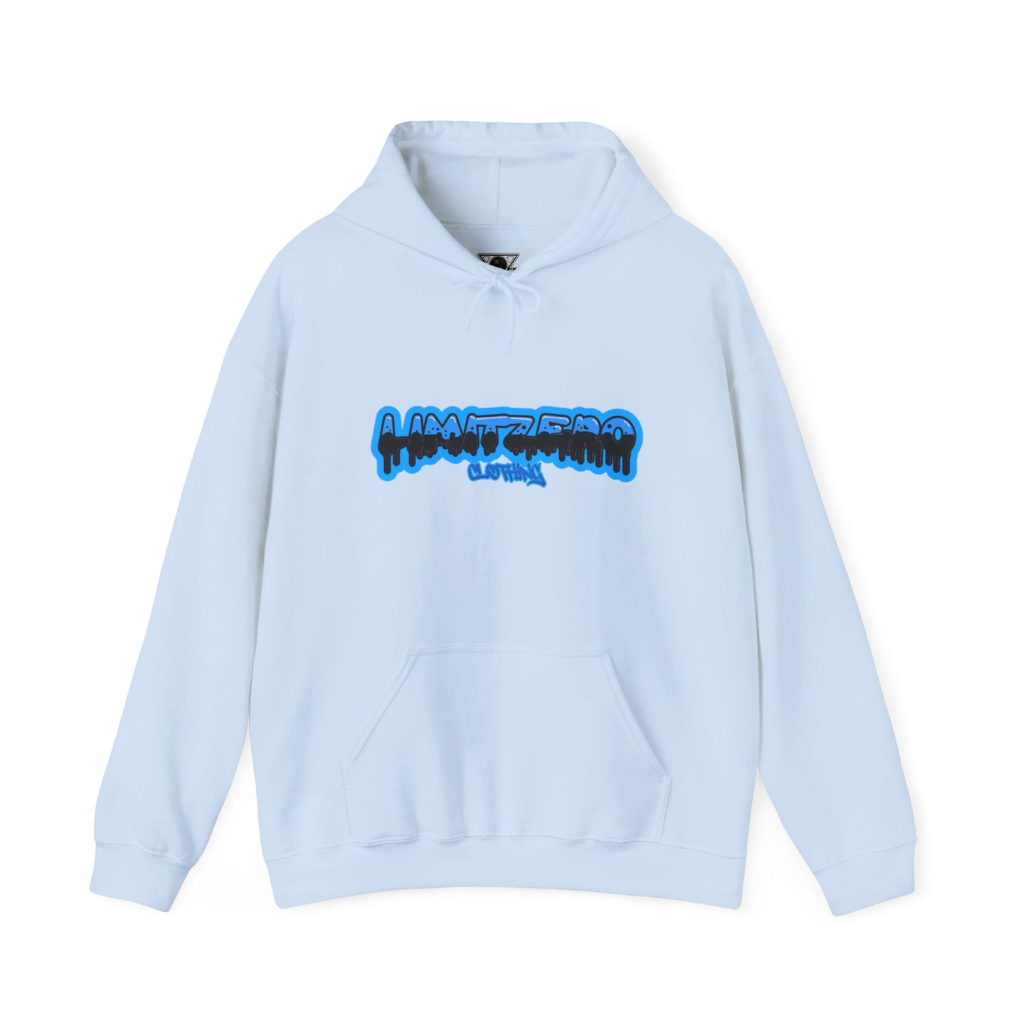 LimitZero Unisex Blue Lab-Drip Heavy Blend™ Hoodie (US Market)