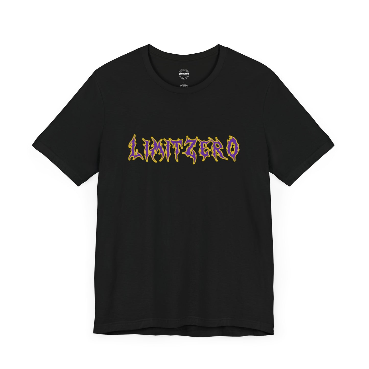 LimitZero Front Purple&Gold Logo Tee
