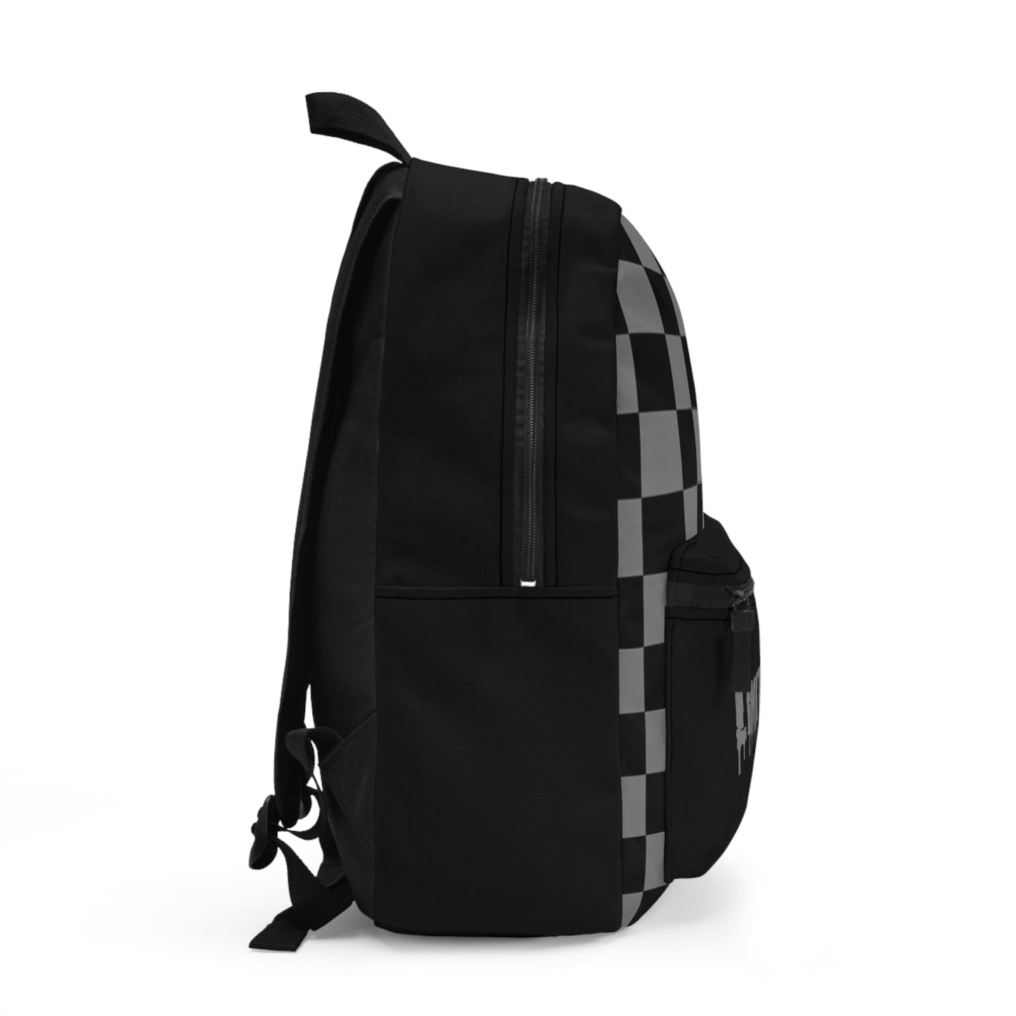 LimitZero Grey New Era Chequered Backpack