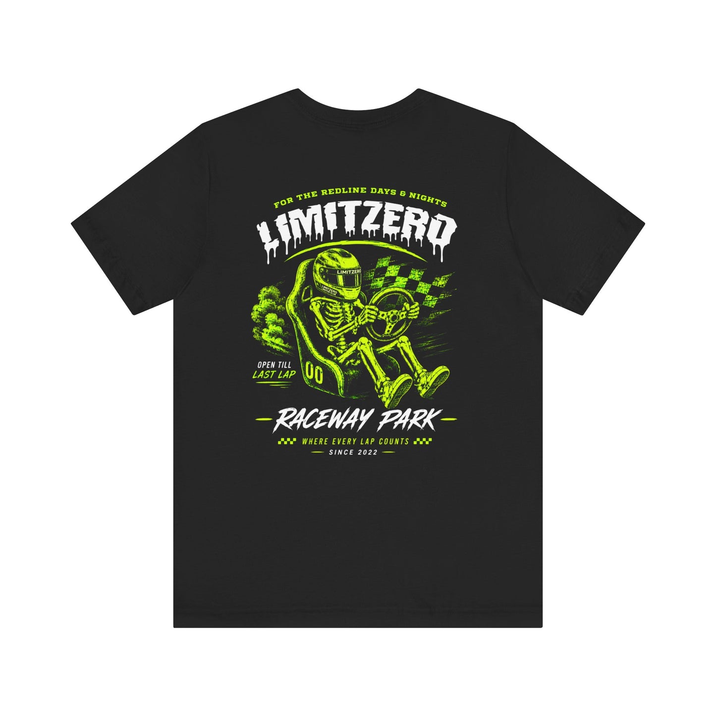 LimitZero Raceway Souvenir Lime Unisex T