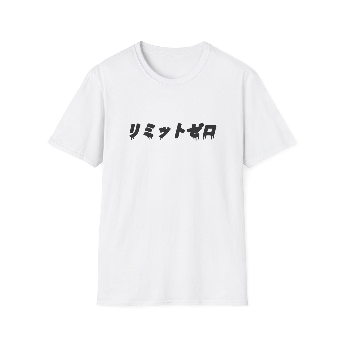 LimitZero Front White Japanese Drip Tee