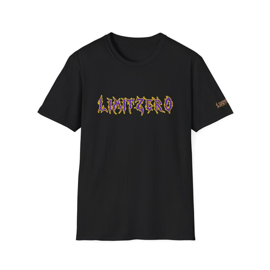 LimitZero Front Purple&Gold Logo Tee