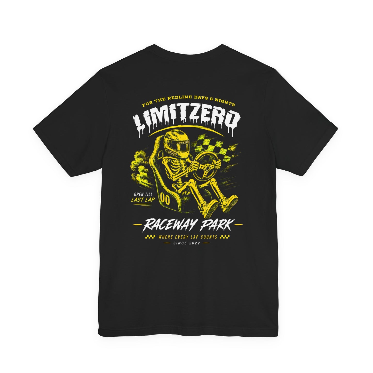 LimitZero Raceway Souvenir GldnGrn Unisex T