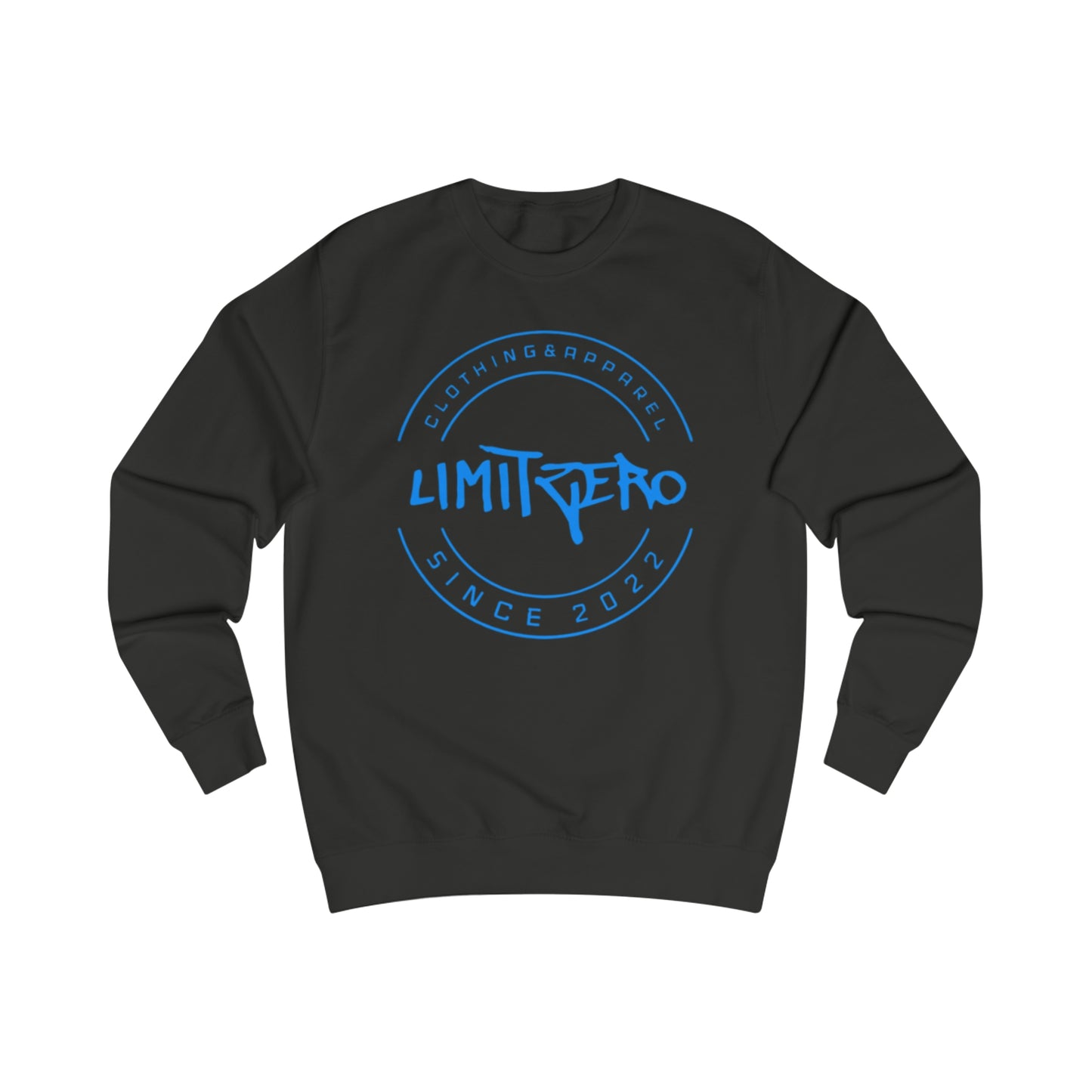 LimitZero Black/Blue Unisex Sweatshirt