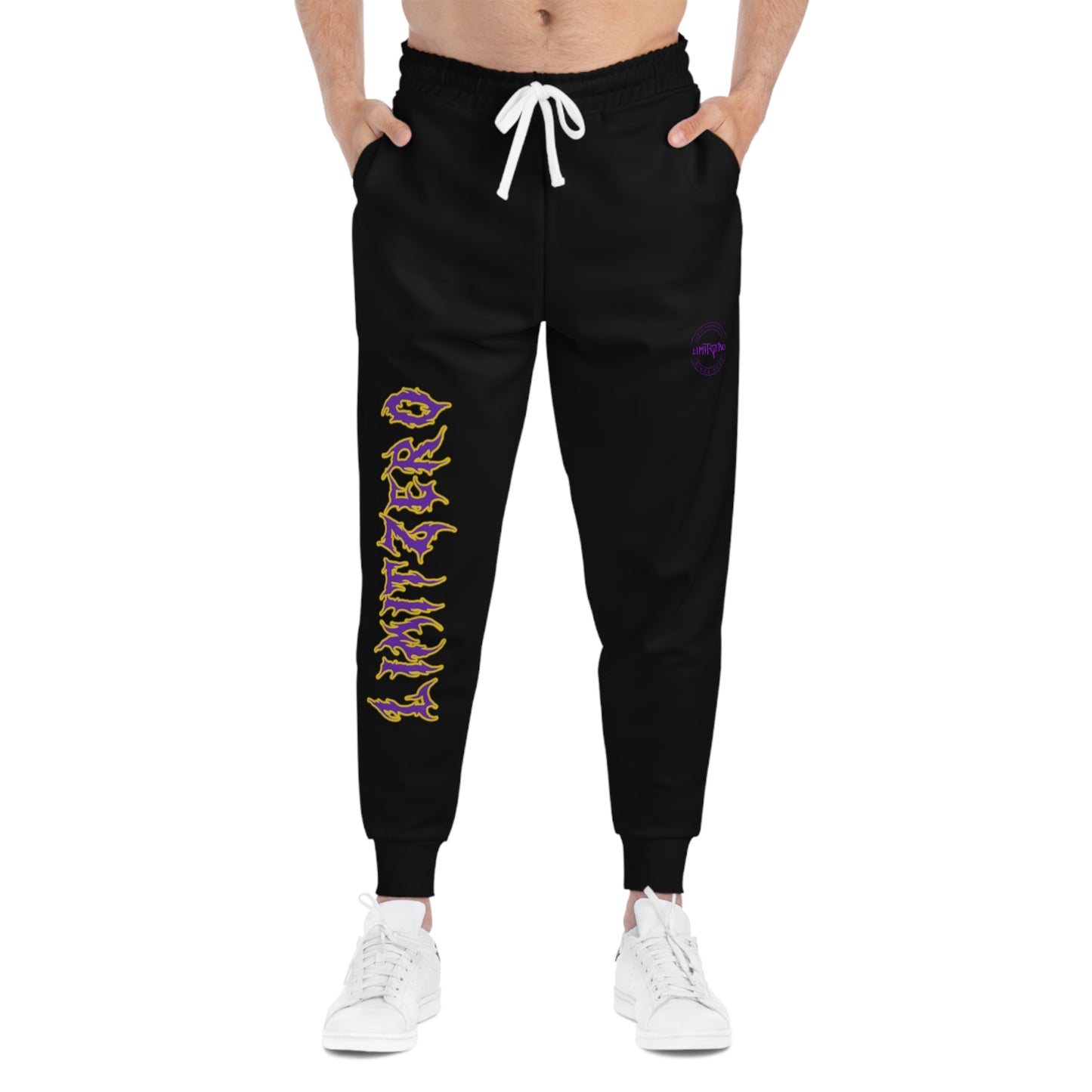 LimitZero Unisex Purple&Gold Sweatpants