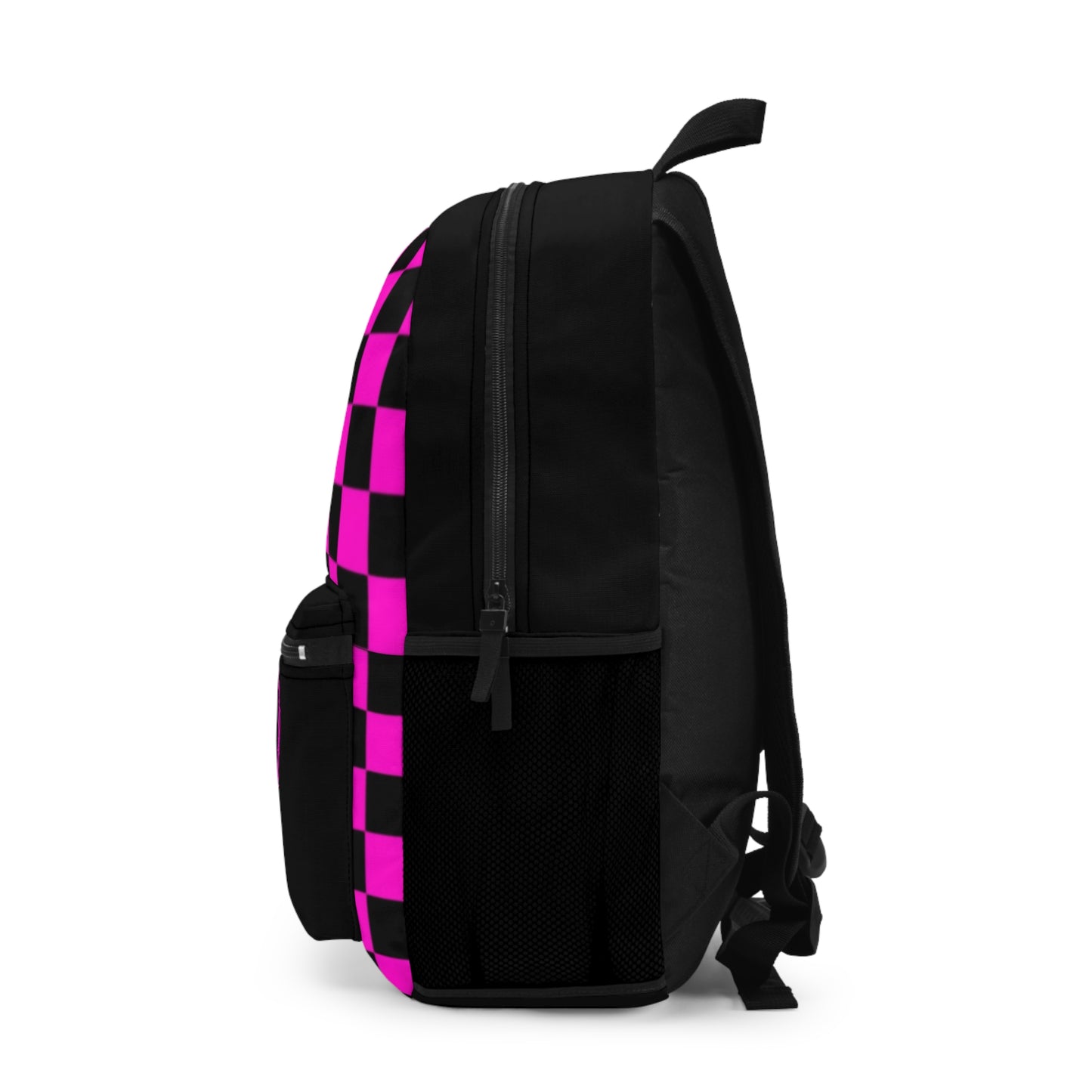 LimitZero Pink Barbed Chequered Backpack