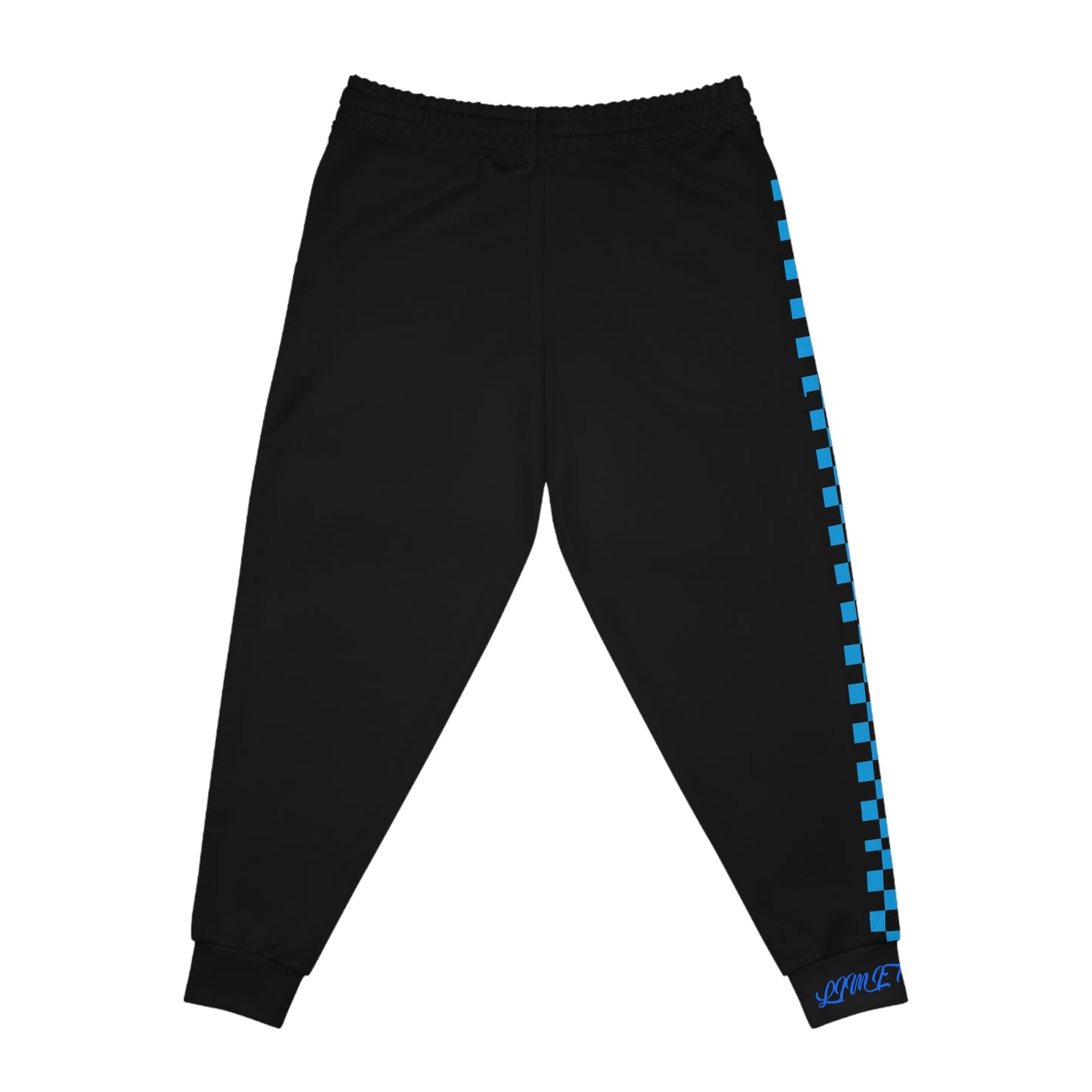 LimitZero Unisex Blue Checkered Sweatpants