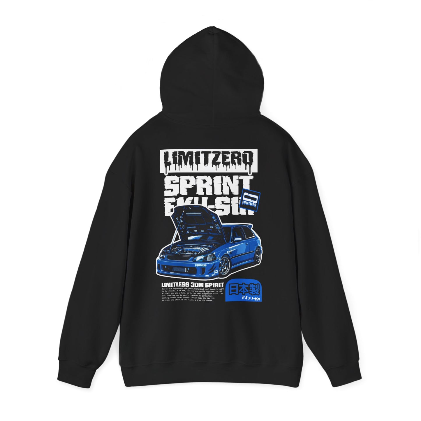LimitZero EK4-SIR Magazine Graphic Unisex Hoodie