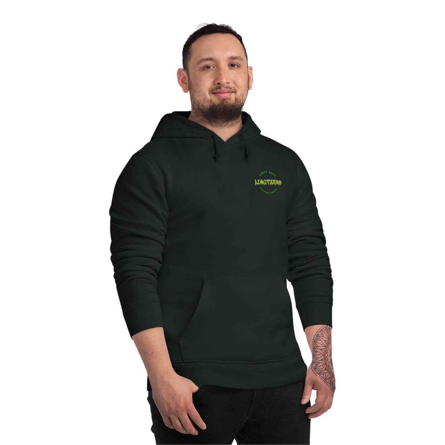 LimitZero Cr33p Logo Plain Hoodie