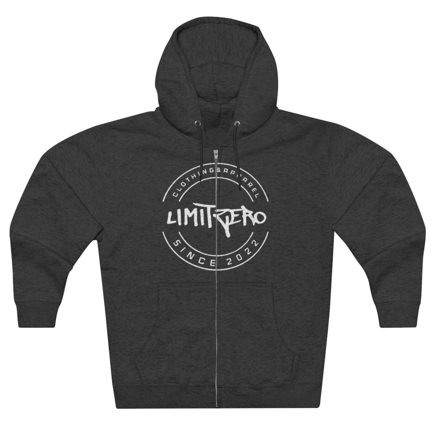 LimitZero Logo V3 Unisex Zip Hoodie (DTG)