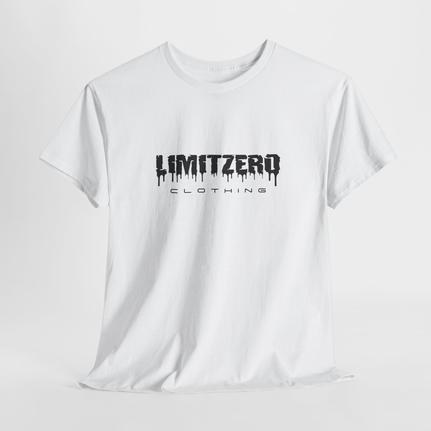 LimitZero New Era Drip Black Logo Heavy Cotton Unisex Tee