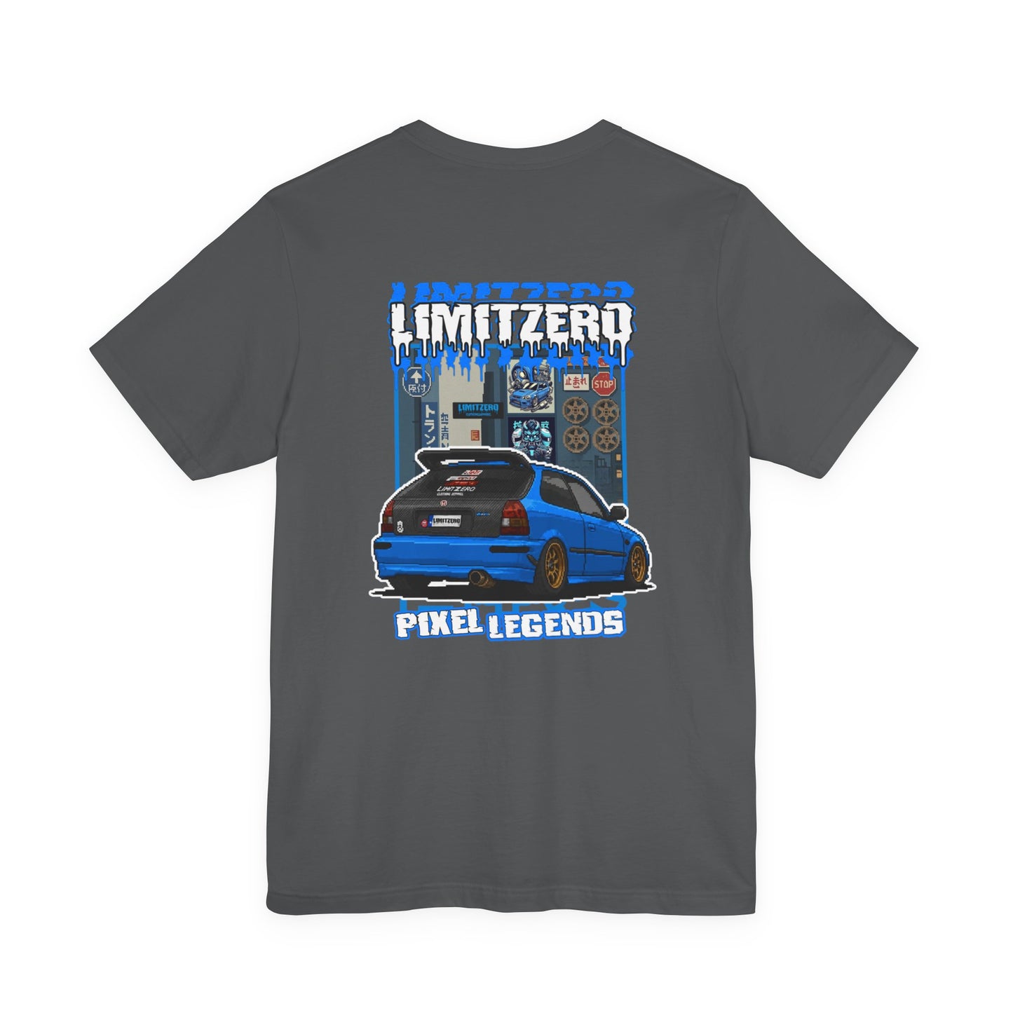 LimitZero EK4 Pixel Garage Unisex T (US MARKET)