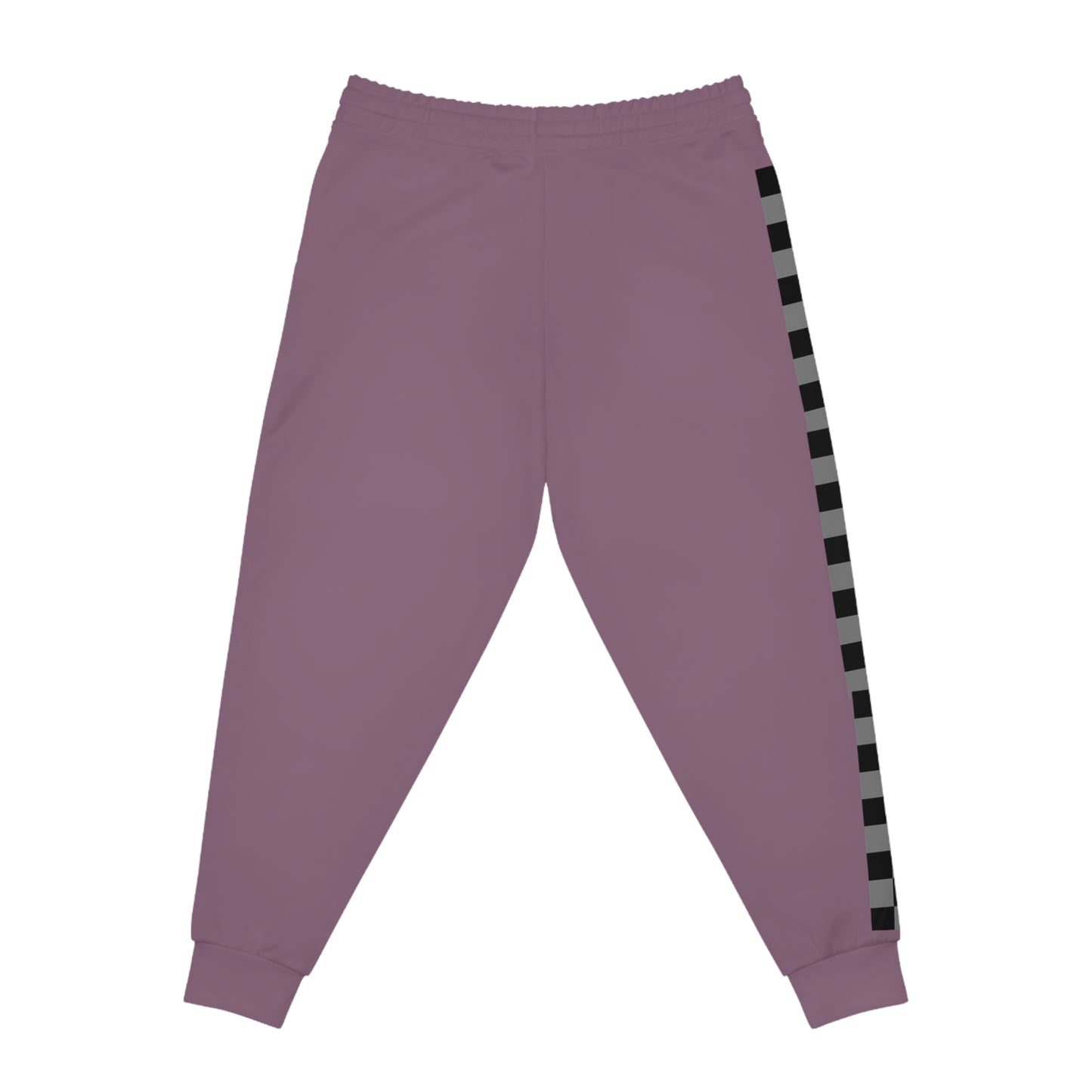 LimitZero Dark Pink Unisex Checkered Sweatpants